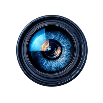 Camera lens visual